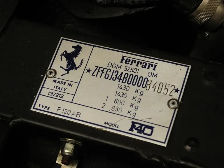 1990 Ferrari F40 - Image 20 of 21