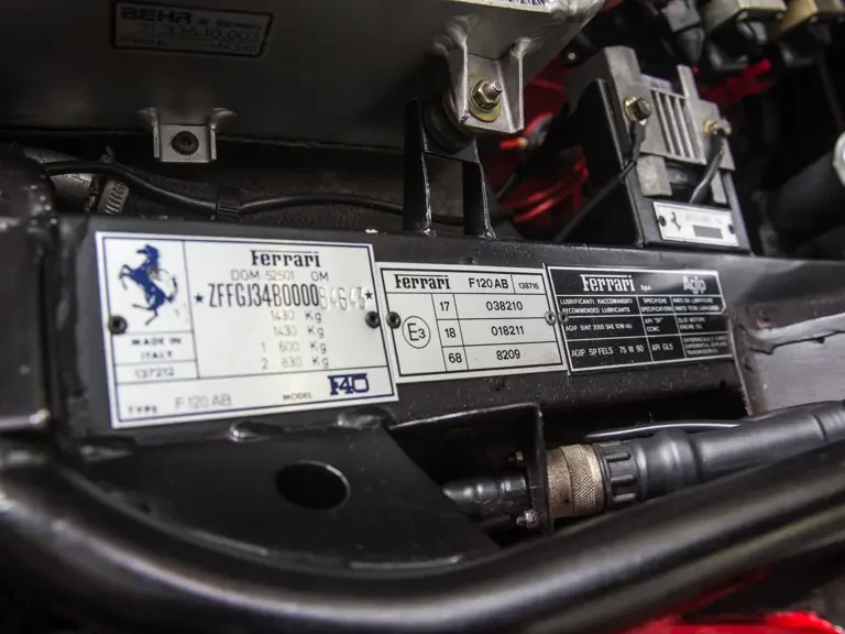 1990 Ferrari F40 - Image 21 of 31