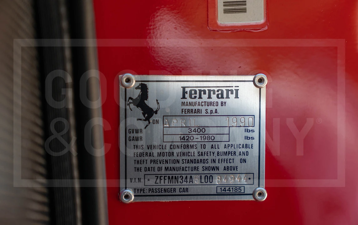 1990 Ferrari F40 - Image 20 of 20