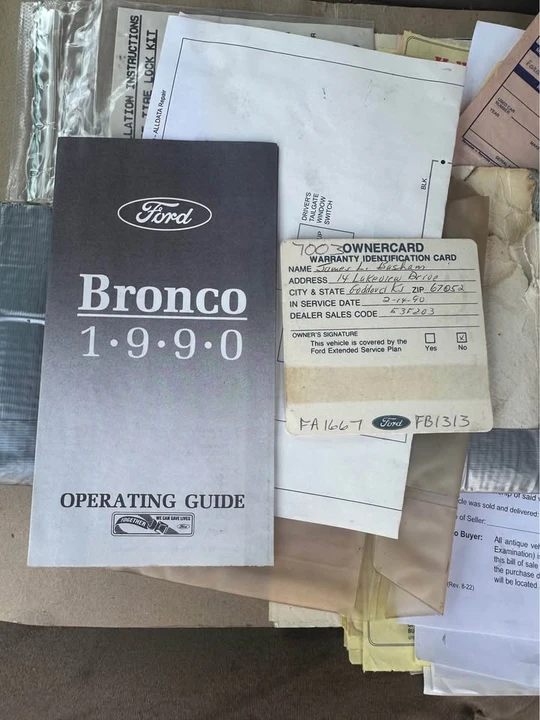 1990 Ford Bronco 4th Gen - Image 18 of 19