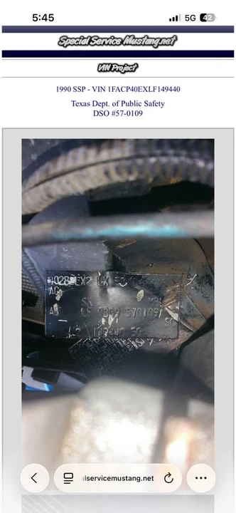 1990 Ford Mustang 3rd Gen - Image 12 of 12