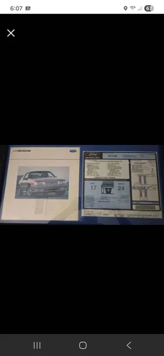 1990 Ford Mustang 3rd Gen - Image 11 of 11