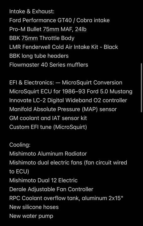 1990 Ford Mustang 3rd Gen - Image 11 of 13