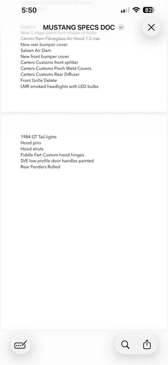 1990 Ford Mustang 3rd Gen - Image 15 of 15