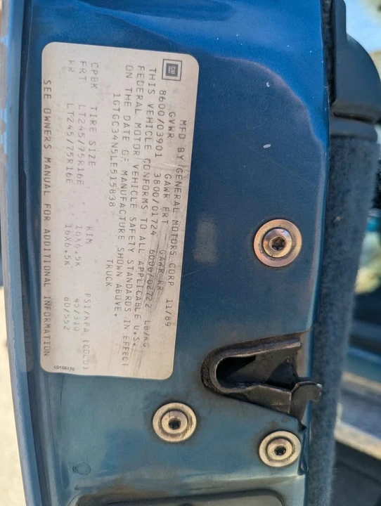 1990 GMC C/K 3rd Gen - Image 17 of 17