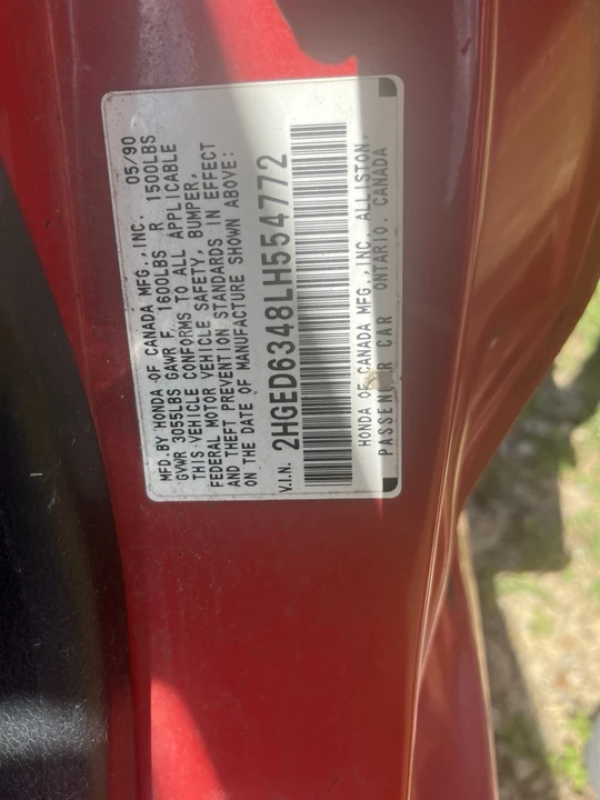 1990 Honda Civic 4th Gen - Image 23 of 23