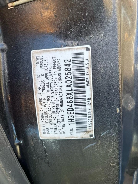 1990 Honda Civic 4th Gen - Image 14 of 16