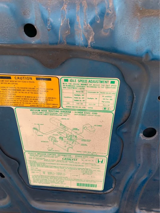 1990 Honda CR-X 2nd Gen - Image 11 of 14