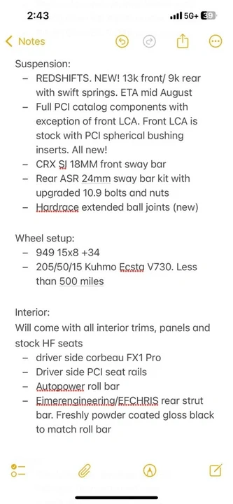 1990 Honda CR-X 2nd Gen - Image 15 of 20