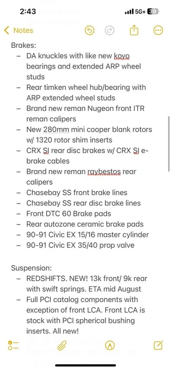1990 Honda CR-X 2nd Gen - Image 14 of 20