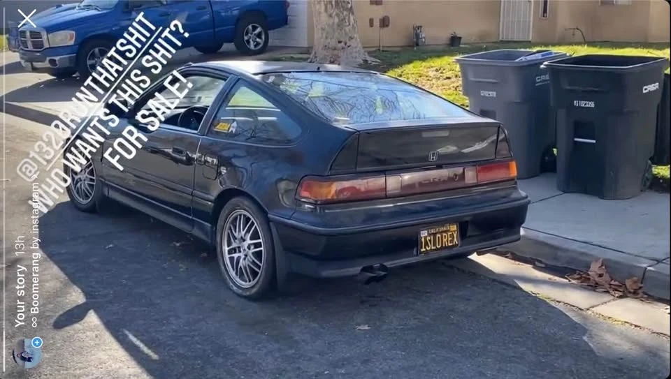 1990 Honda CR-X 2nd Gen - Image 3 of 3