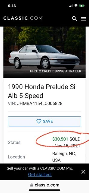 1990 Honda Prelude 3rd Gen - Image 20 of 20