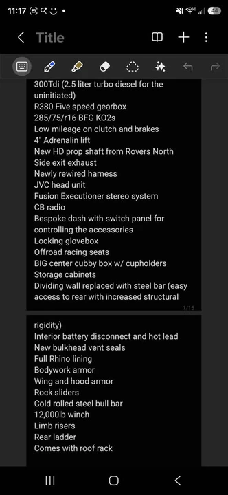 1990 Land Rover Defender 110 - Image 19 of 20