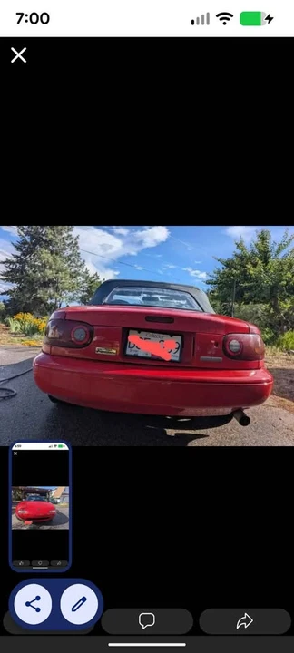 1990 Mazda NA MX-5 Miata - Image 7 of 7