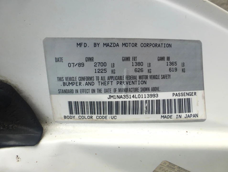 1990 Mazda NA MX-5 Miata - Image 23 of 31