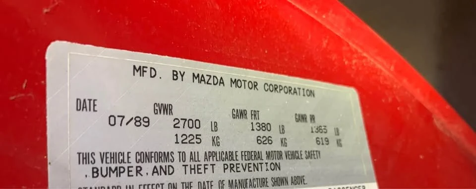 1990 Mazda NA MX-5 Miata - Image 9 of 9