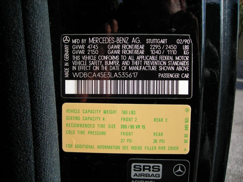 1990 Mercedes-Benz C126 S-Class Coupe - Image 14 of 16