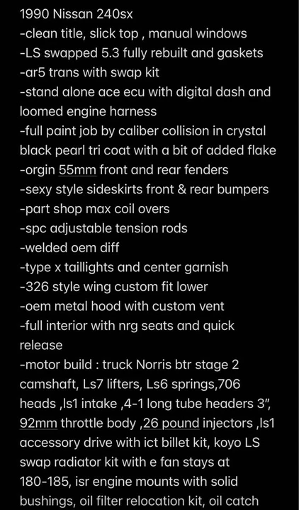 1990 Nissan S13 Silvia - Image 16 of 18