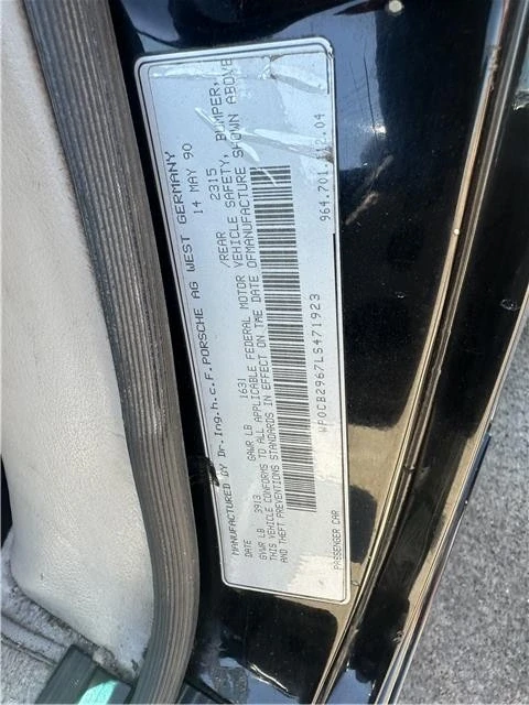 1990 Porsche 964 Carrera - Image 12 of 12