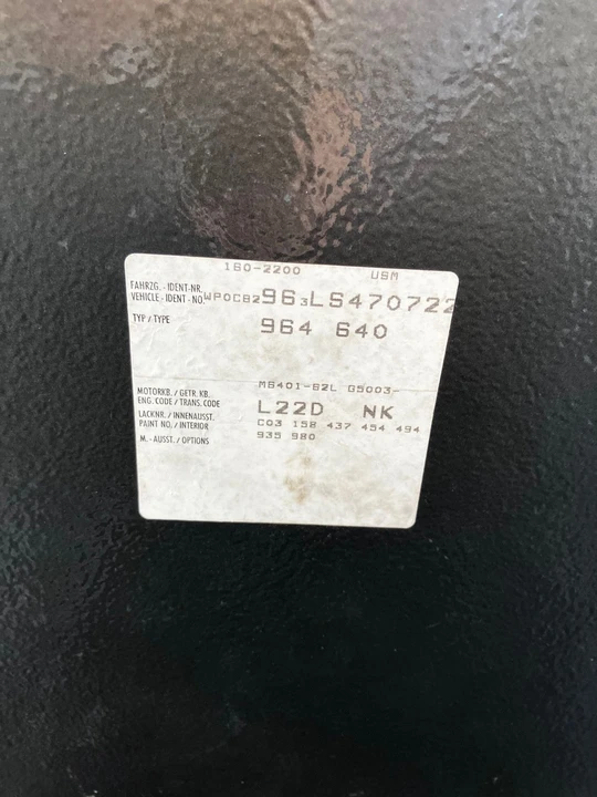 1990 Porsche 964 Carrera - Image 19 of 25