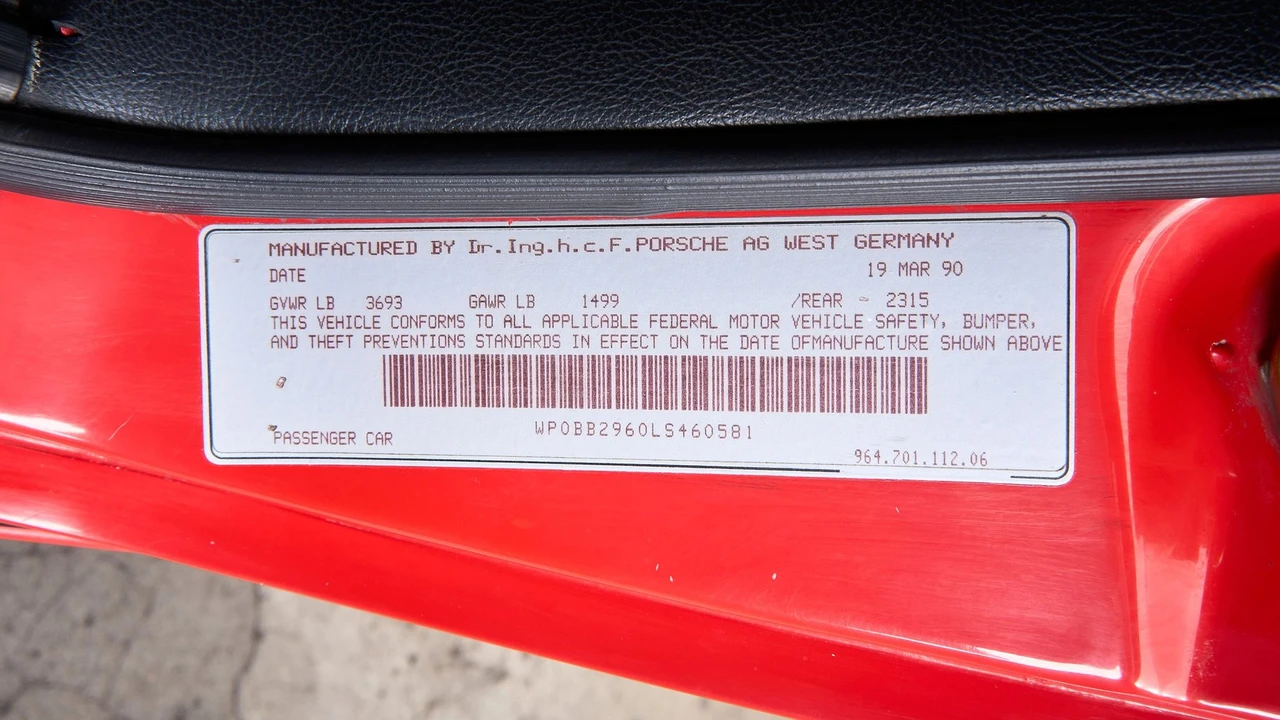 1990 Porsche 964 Carrera - Image 14 of 16