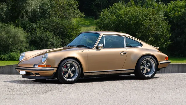 1990 Porsche 911 Coupe Reimagined by Singer “Goldfinger Commission”