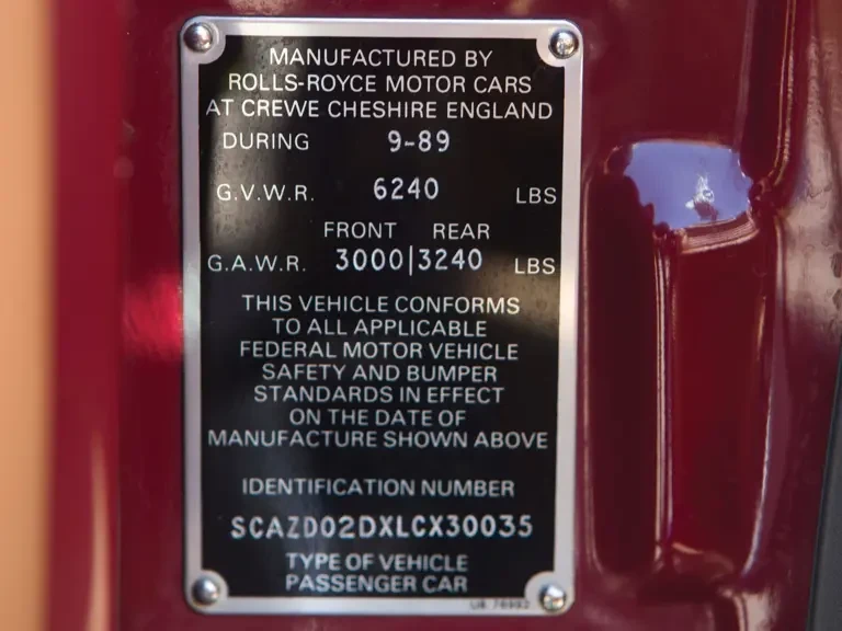 1990 Rolls-Royce Corniche Series III - Image 23 of 28