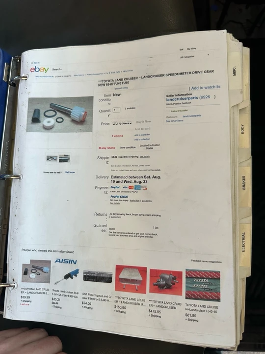 1990 Toyota J60 Land Cruiser - Image 17 of 19