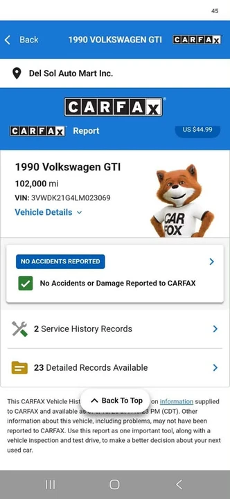 1990 Volkswagen GTI Mk2 - Image 19 of 20