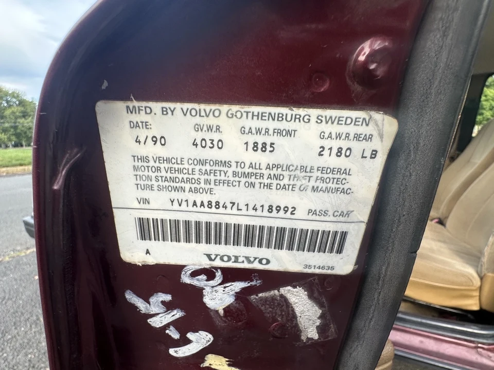 1990 Volvo 200 Series - Image 18 of 18