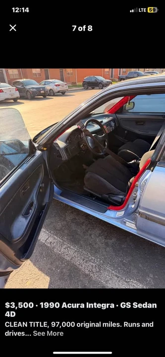 1990 Acura Integra 2nd Gen - Image 6 of 6
