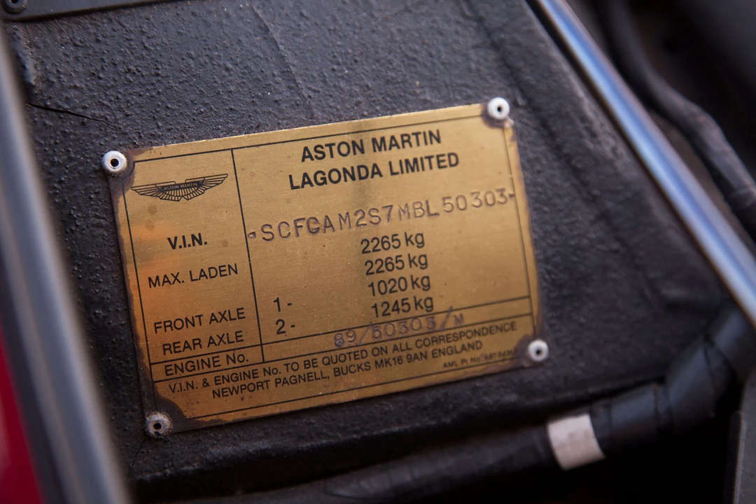 1991 Aston Martin Virage - Image 7 of 31