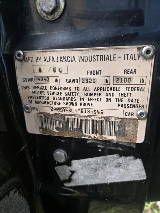 1991 Alfa Romeo 164 - Image 10 of 18