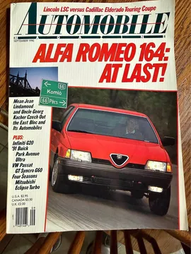 1991 Alfa Romeo 164 S Sedan 4D