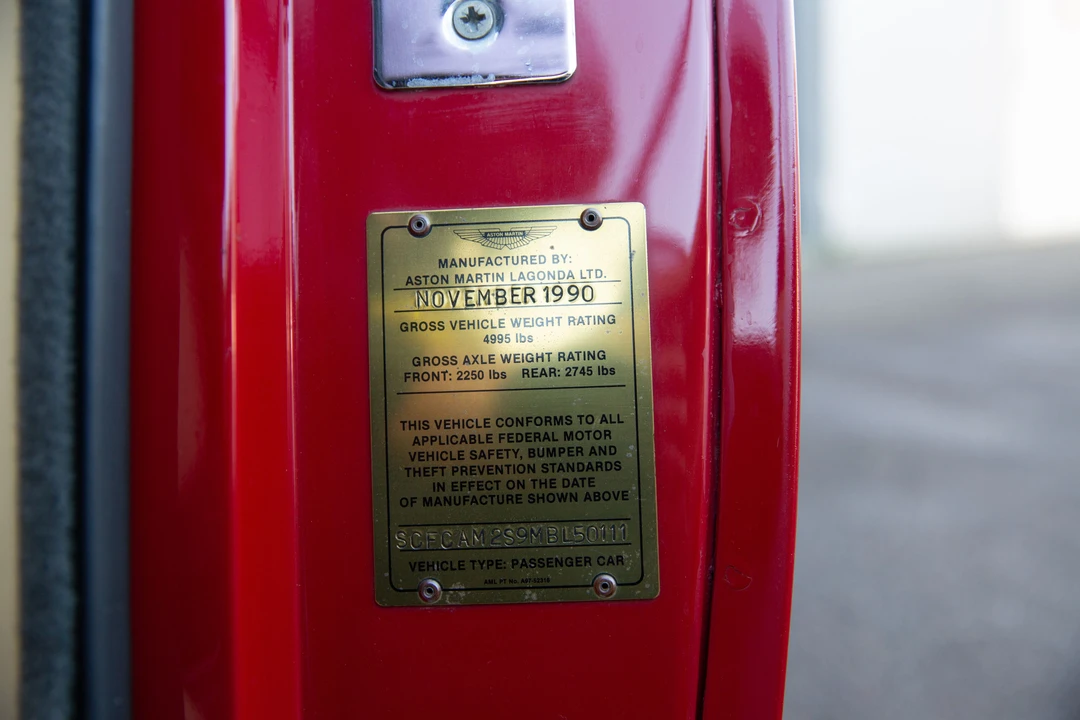 1991 Aston Martin Virage - Image 14 of 31