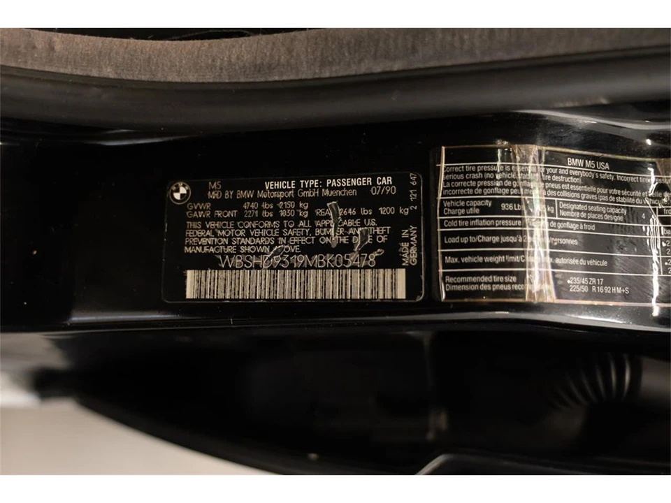 1991 BMW E34 5 Series - Image 26 of 31