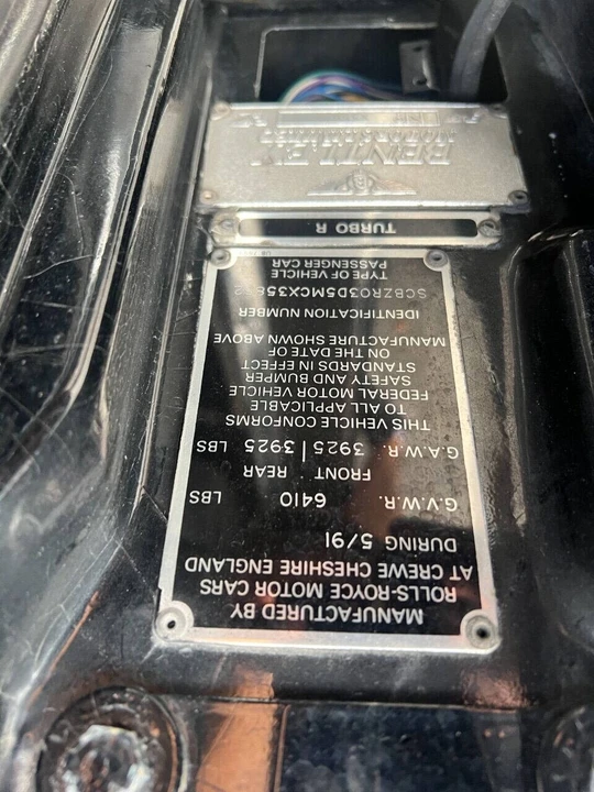 1991 Bentley Mulsanne 1st Gen - Image 15 of 18