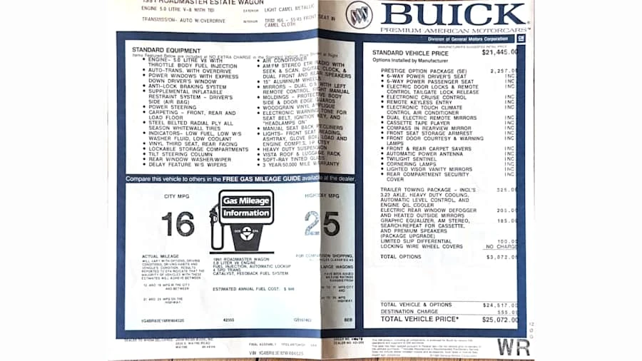 1991 Buick Roadmaster - Image 26 of 27