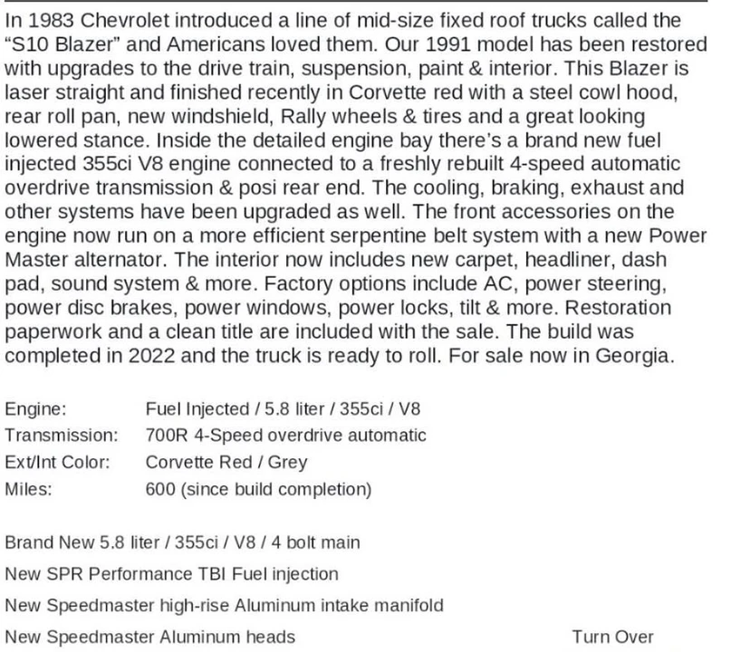 1991 Chevrolet Blazer - Image 11 of 13