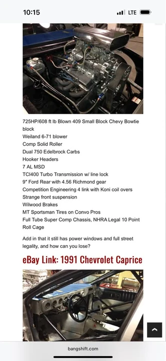 1991 Chevrolet Caprice - Image 4 of 5