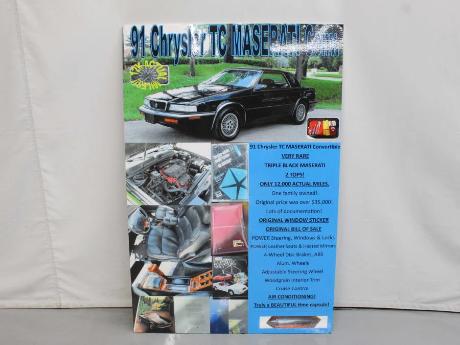 1991 Chrysler TC by Maserati - Image 31 of 31
