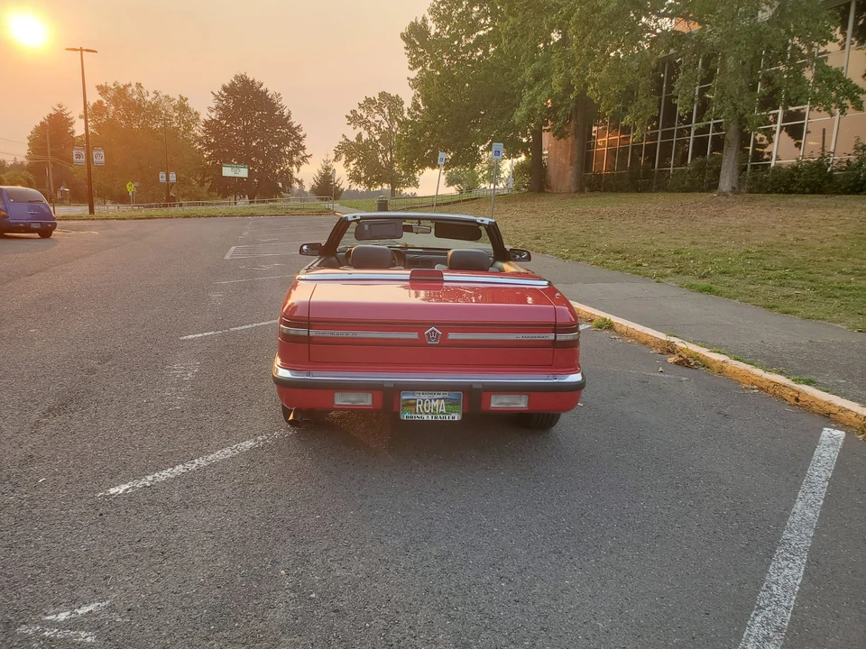 1991 Chrysler TC by Maserati - Image 9 of 31