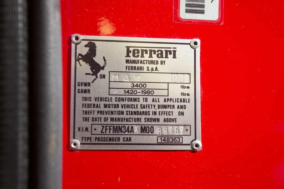 1991 Ferrari F40 - Image 18 of 31