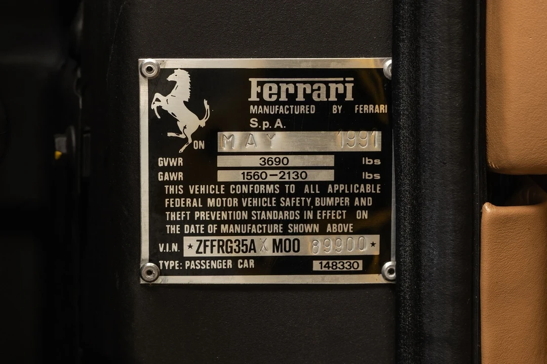 1991 Ferrari 348 tb - Image 20 of 21