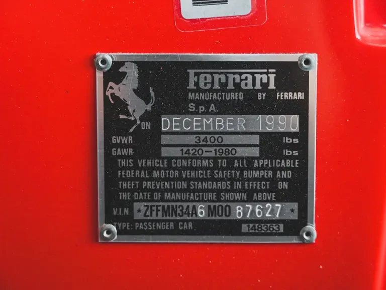 1991 Ferrari F40 - Image 29 of 31