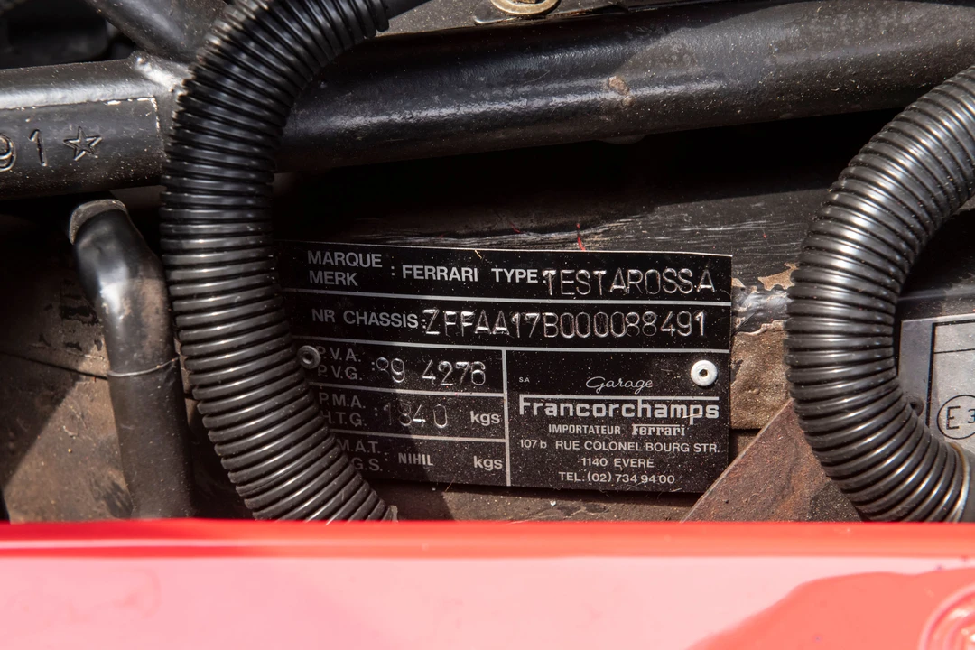 1991 Ferrari Testarossa - Image 11 of 31