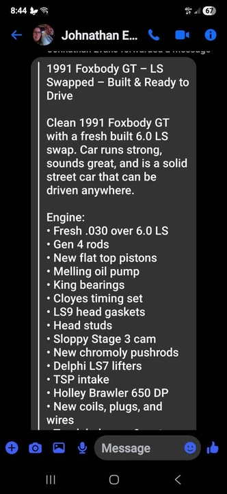 1991 Ford Mustang 3rd Gen - Image 4 of 4