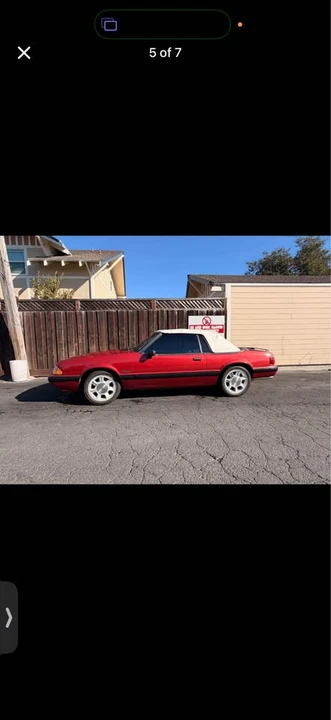 1991 Ford Mustang 3rd Gen - Image 3 of 4