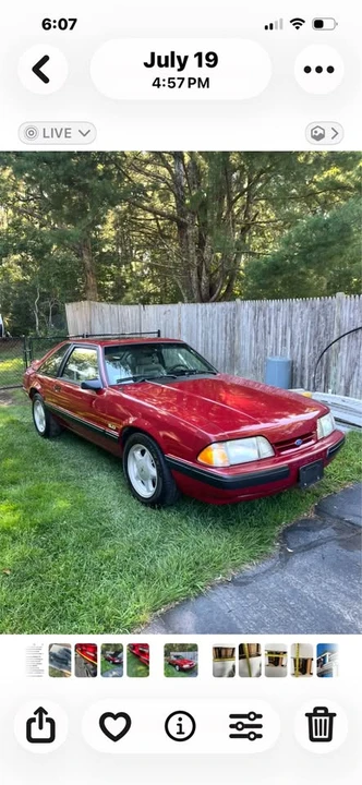 1991 Ford Mustang 3rd Gen - Image 2 of 7