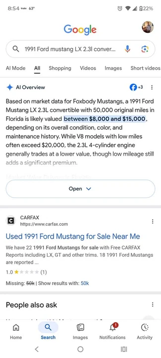 1991 Ford Mustang 3rd Gen - Image 10 of 10